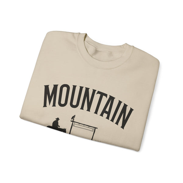 Mountain Sweatshirt - Mountain Cowboy Graphic Crewneck