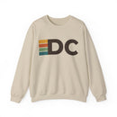Washington, DC DC Retro Stripe Sweatshirt-2