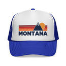 Montana Retro Mountains Trucker Hat - Vintage Style Montana Cap-3