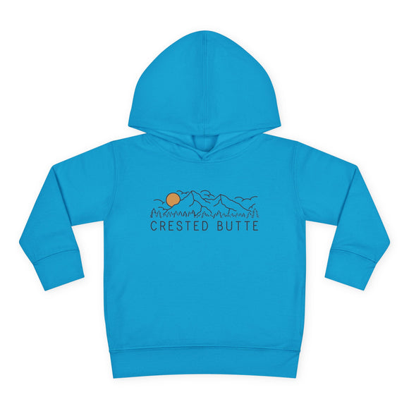 Crested Butte, Colorado Toddler Hoodie - Unisex Crested Butte Toddler Sweatshirt
