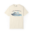 Lake Champlain T Shirt, Comfort Colors Cotton 100% Cotton Wakeboard Boat Tee-2
