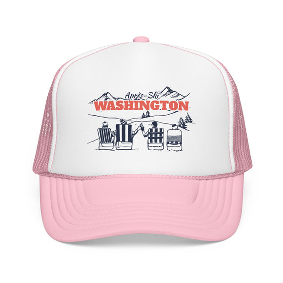 Washington Après-ski Trucker Hat — Foam Mesh Cap