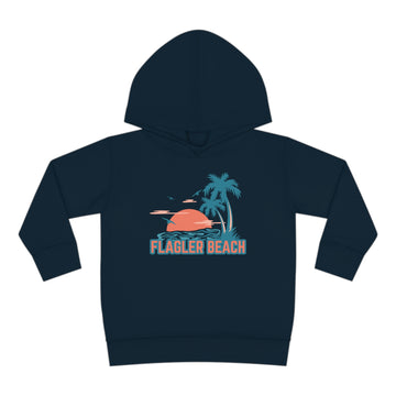 Buy navy Flagler Beach, Florida Toddler Hoodie - Unisex Flagler Beach Toddler Sweatshirt