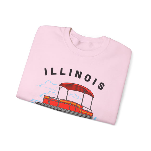 Illinois Sweatshirt - Pontoon Boat Sweatshirt