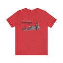 Vermont T-Shirt - Retro Ski Mountain Gondola Unisex Vermont Shirt-3