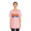 Oregon T-Shirt - Mountain Sunset Unisex Oregon Shirt-111