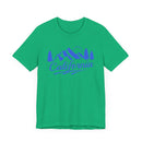 California T-Shirt - Retro Mountain Unisex California Shirt-12