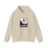 Burlington, Vermont Hoodie - Unisex Snow Ski Jump Burlington Hoodie Sweatshirt