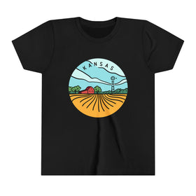 Kansas Youth T-Shirt - Unisex Kids Kansas Shirt