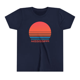 Mississippi Youth Shirt - Retro 80s Mississippi Kid's T-Shirt