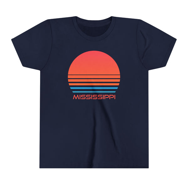 Mississippi Youth Shirt - Retro 80s Mississippi Kid's T-Shirt