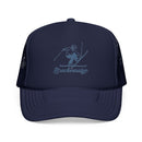 Breckenridge, Colorado Snow Ski Trucker Hat — Retro Skier Foam Breckenridge Cap-3