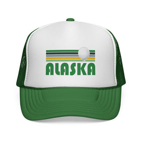 Alaska Retro Golf Trucker Hat - 0