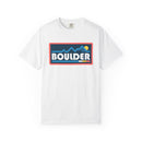 Boulder, Colorado Graphic Tee, Comfort Colors Retro Mountain Unisex Boulder T shirt-1