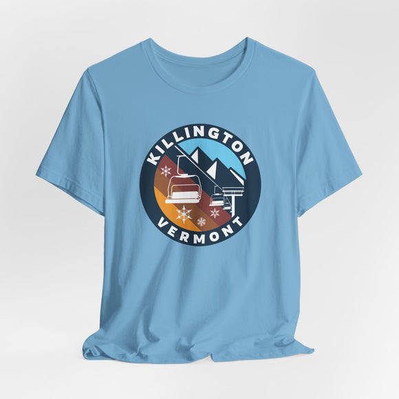 Killington, Vermont T Shirt - Retro Ski Lift Tee