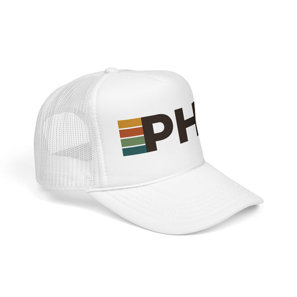 Philadelphia, Pennsylvania Trucker Hat - PHL Abbr retro cap