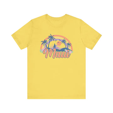 Maui, Hawaii T-Shirt - Retro Beach Unisex Maui Shirt - 0