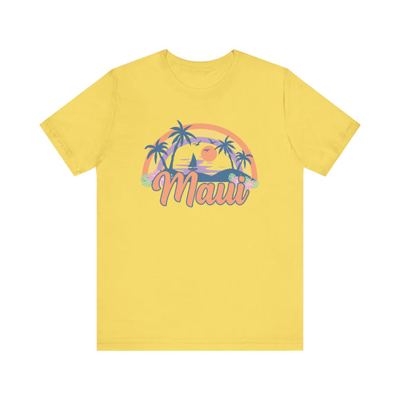 Maui, Hawaii T-Shirt - Retro Beach Unisex Maui Shirt