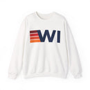 Wisconsin Retro Sweatshirt | Retro Stripes Wisconsin-1