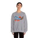 Utah Sweatshirt - Mountain Utah Crewneck Sweatshirt-14