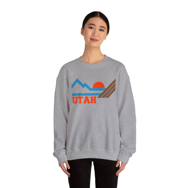 Utah Sweatshirt - Mountain Utah Crewneck Sweatshirt