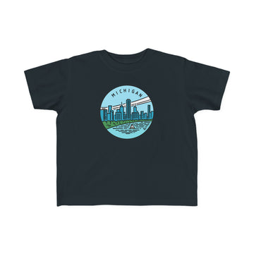 Michigan Toddler T-Shirt - Unisex Toddler Michigan Shirt - 0