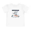 Michigan Yeti Snowboard Toddler Tee-2