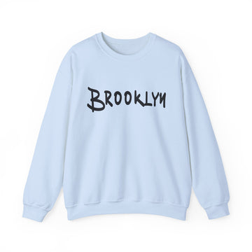 Buy light-blue Brooklyn, New York Sweatshirt - Graffiti Crewneck