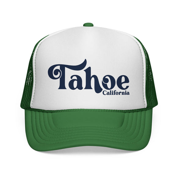Lake Tahoe, California Retro Trucker Hat