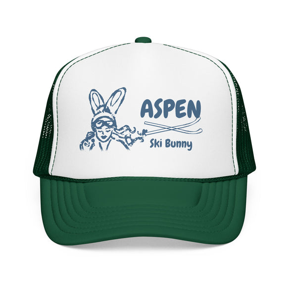 Aspen, Colorado Ski Bunny Trucker Hat