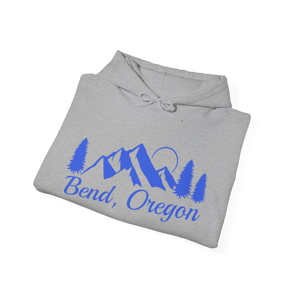 Bend, Oregon Hoodie - Unisex Mountain Bend Hoodie Sweatshirt