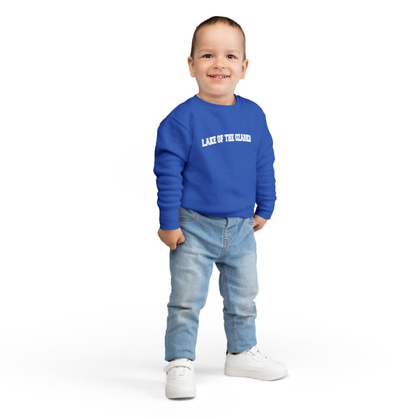 Lake of the Ozarks, Missouri Toddler Sweatshirt - Lake of the Ozarks Toddler Crewneck Sweatshirt