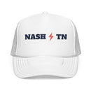Nashville, Tennessee Retro Trucker Hat - Lightning Foam Cap-5