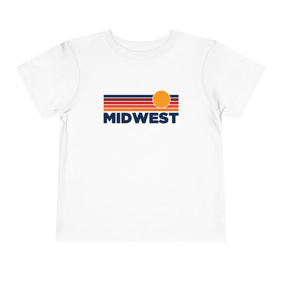 Midwest Toddler T-Shirt - Retro Sun Tee