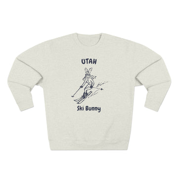 Buy oatmeal-heather Premium Utah Ski Bunny Sweatshirt