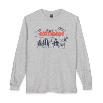 Oregon Après-ski Long Sleeve Shirt - Mountain Retro Skiing