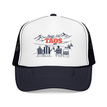 Taos, New Mexico Après-ski Trucker Hat — Foam Mesh Cap