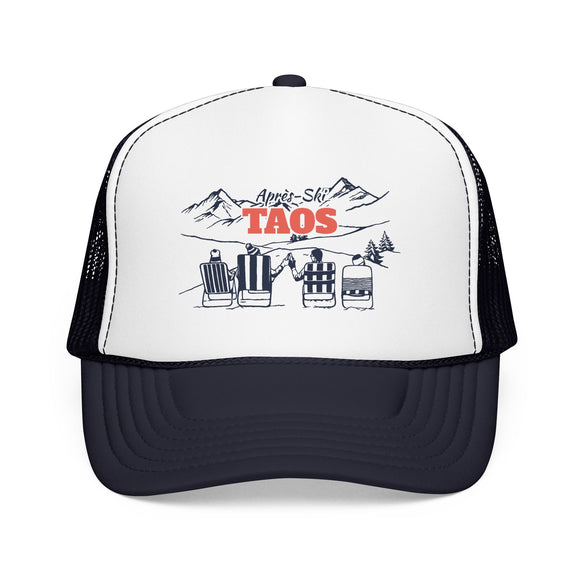 Taos, New Mexico Après-ski Trucker Hat — Foam Mesh Cap