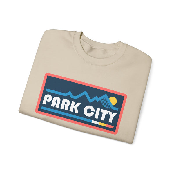 Park City, Utah Sweatshirt - Mountain Graphic Crewneck