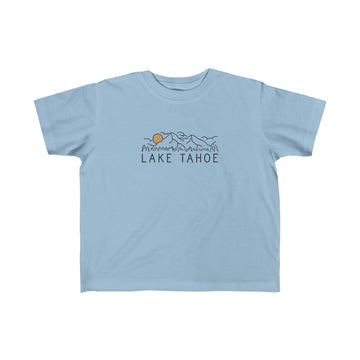 Lake Tahoe, California Toddler T-Shirt - Toddler Lake Tahoe Shirt - 0