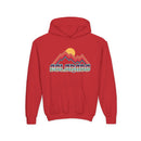 Colorado Youth Hoodie - Retro Mountain Colorado Youth Sweatshirt-8