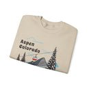 Aspen, Colorado Sweatshirt - Unisex Retro Ski Mountain Gondola Aspen Sweatshirt-15