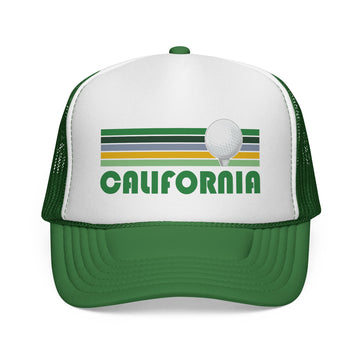 California Retro Golf Trucker Hat - 0