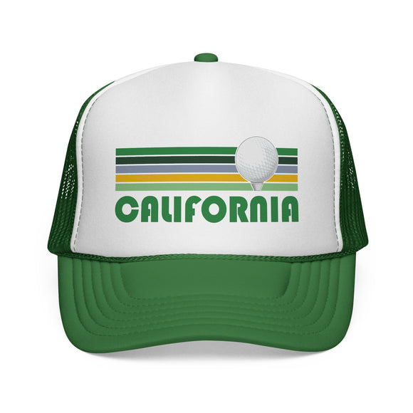 California Retro Golf Trucker Hat