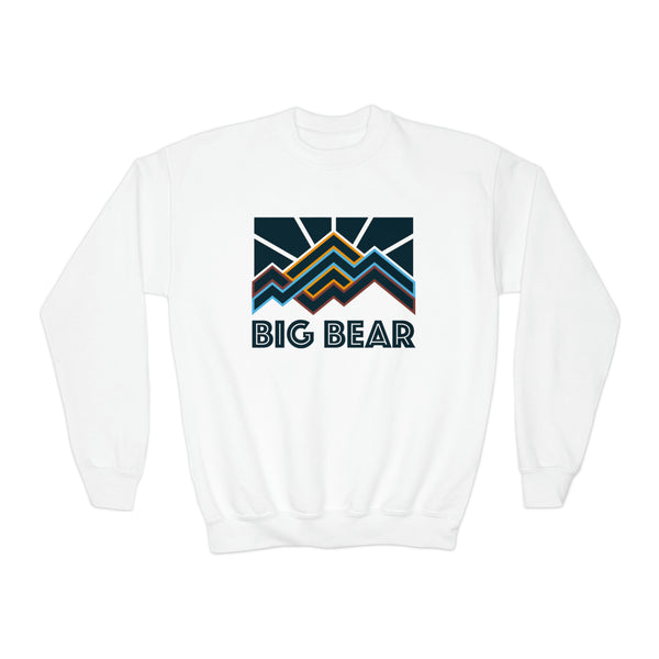 Big Bear, California Youth Sweatshirt - Unisex Kid's Big Bear Crewneck Sweatshirt