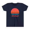 Maui, Hawaii Youth Shirt - Retro 80s Maui Kid's T-Shirt