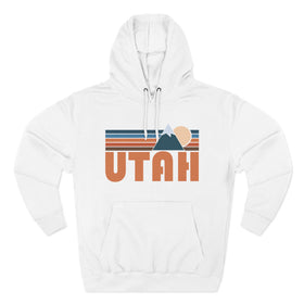 Utah Hoodie - Retro Mountain Unisex Sweatshirt - 0