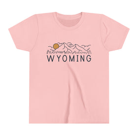 Wyoming Youth T-Shirt - Unisex Kids Wyoming Shirt