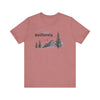California T-Shirt - Retro Ski Mountain Gondola Unisex California Shirt