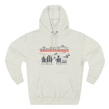 Buy oatmeal-heather Premium Breckenridge, Colorado Après-ski Hoodie - Unisex Sweatshirt